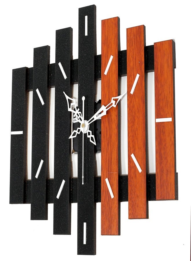 Unique Craft 3D Wooden Wall Clock Antique Design for Living Room, Bedroom Wall, Home and Office - Brown - MD_UNQ-024 - Image 3